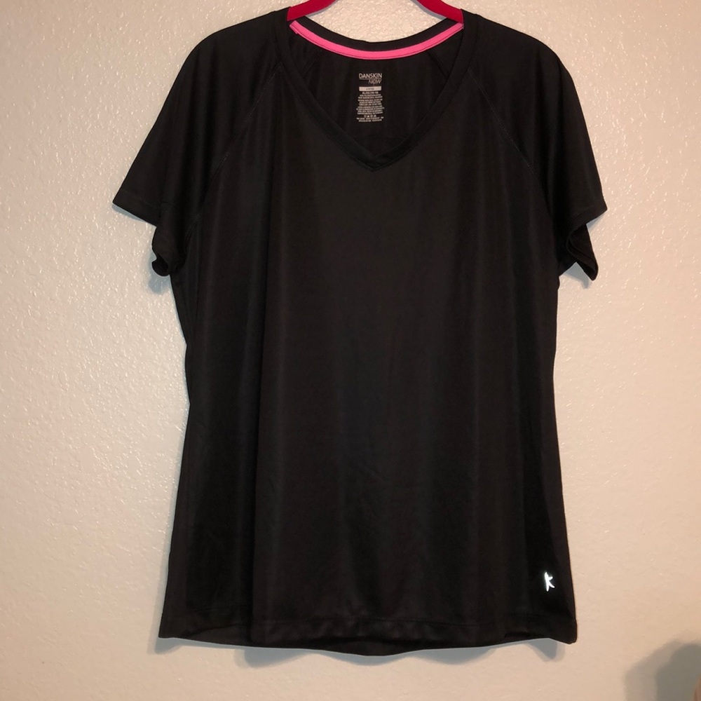 Danskin Now Black Dri-fit Shirt XL